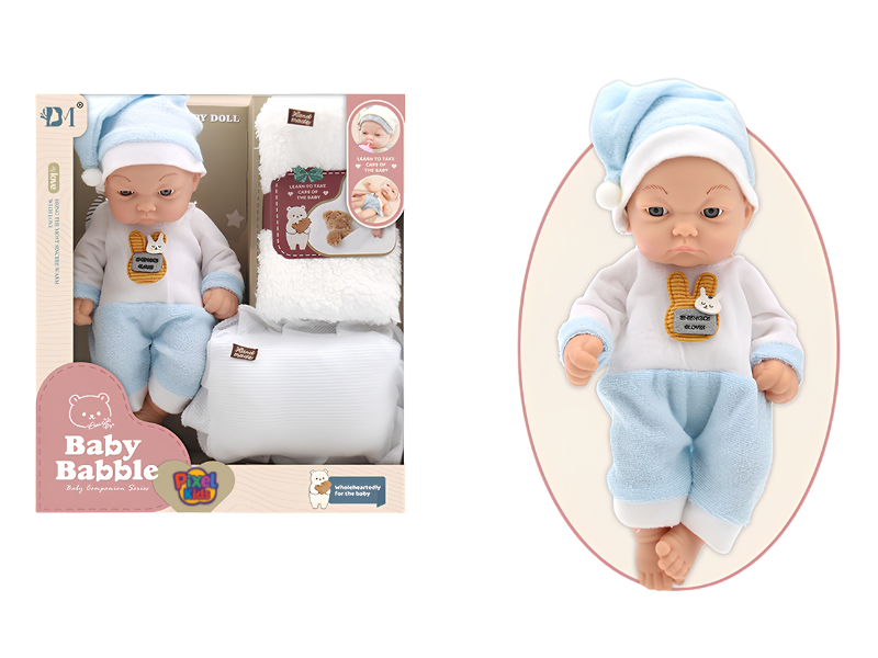 Baby Babble c/Accesorios Completo Celeste