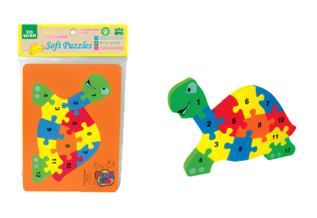 Rompecabeza Goma Tortuga